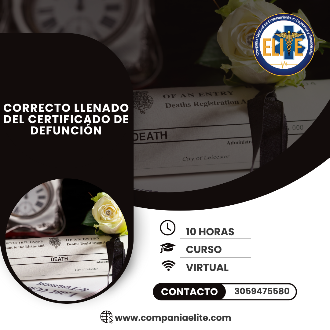 CORRECTO LLENADO DEL CERTIFICADO DE DEFUNCIÓN