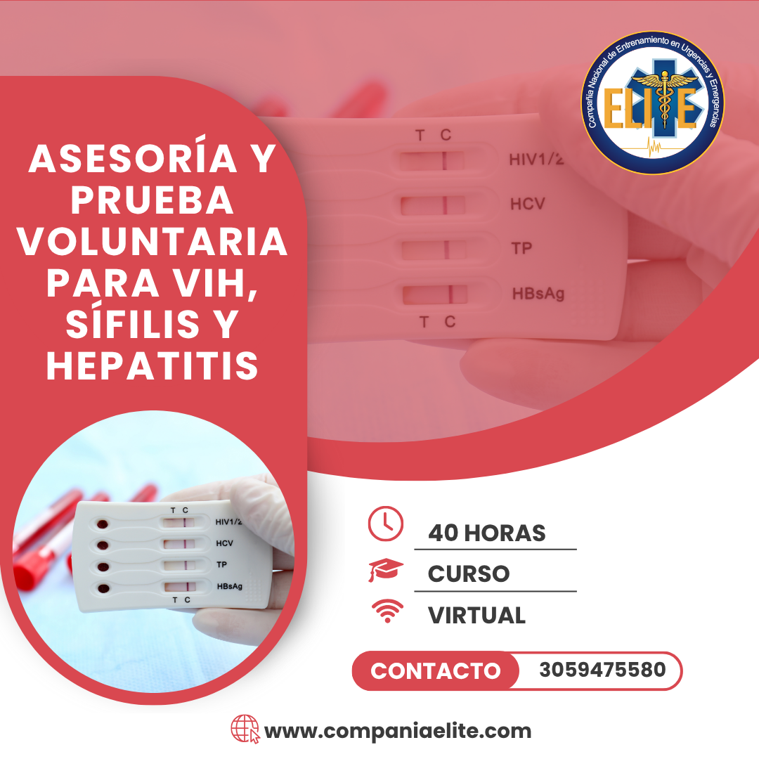 ASESORÍA Y PRUEBA VOLUNTARIA PARA VIH, SÍFILIS Y HEPATITIS